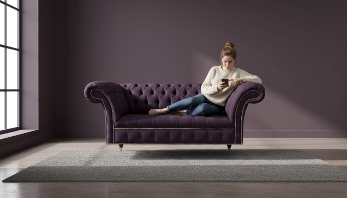 Bankstel Gestoffeerde Bankstellen Nieuwe Bankstel 2-Zits Design Chesterfield Stofbank