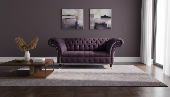 Bankstel Gestoffeerde Bankstellen Nieuwe Bankstel 2-Zits Design Chesterfield Stofbank