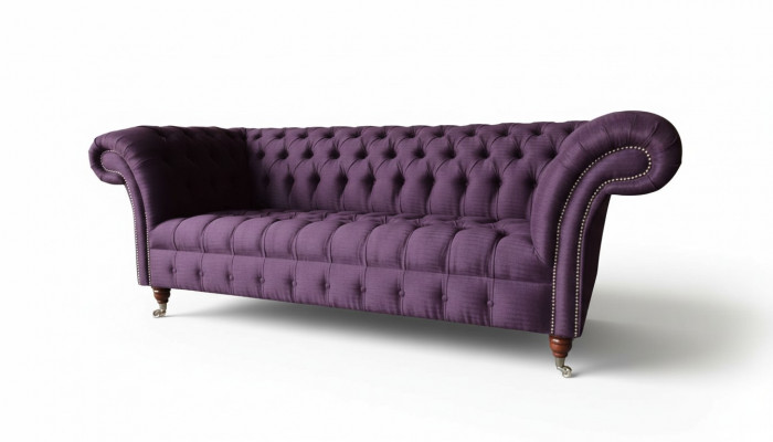 Chesterfield 3-zits bank Stoffen bank Bank Bekleding Zitbanken Nieuw