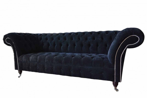 Ontwerp Bank Bank Bekleding 3-zits Banken Blauw Bankstellen Zitstof Nieuw