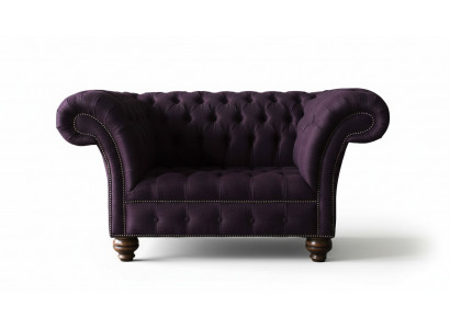 Ontwerp Chesterfield Stoffenbank Fauteuil 1,5-zits gestoffeerde banken Lounge