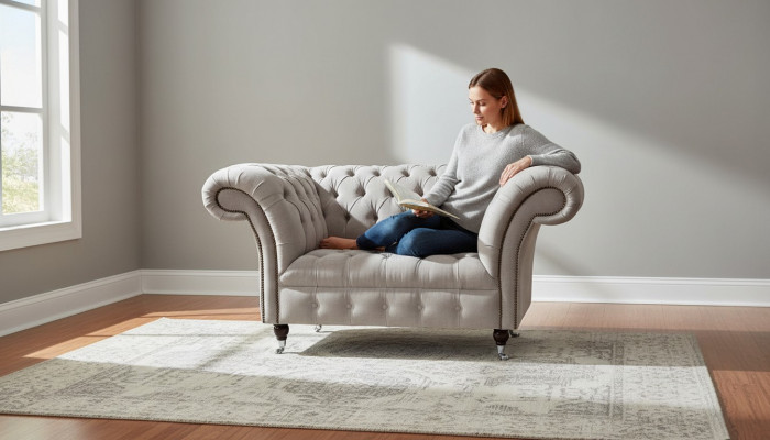 Chesterfield textiel gestoffeerde fauteuil 1-zits banken luxe design stoffen banken Chesterfield textiel gestoffeerde fauteuil 1-zits banken luxe design stoffen banken