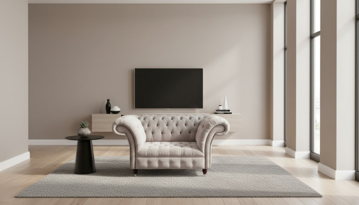 Chesterfield textiel gestoffeerde fauteuil 1-zits banken luxe design stoffen banken Chesterfield textiel gestoffeerde fauteuil 1-zits banken luxe design stoffen banken
