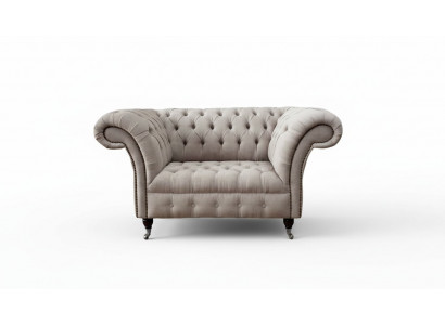 Chesterfield textiel gestoffeerde fauteuil 1-zits banken luxe design stoffen banken Chesterfield textiel gestoffeerde fauteuil 1-zits banken luxe design stoffen banken