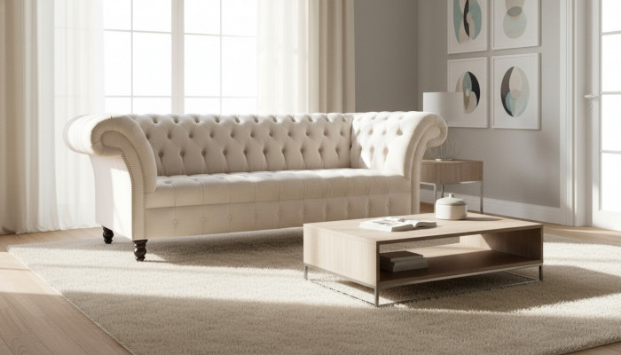 Bankstel 3-zitsbank Bankstellen Bank Bekleding Moderne stoffen sofa Zitplaats Driepersoons Nieuw