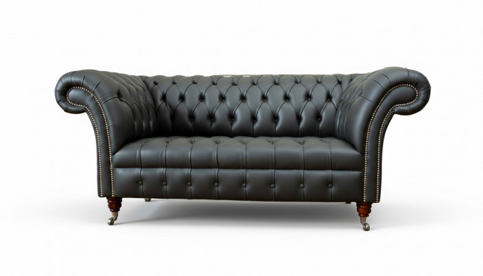 Chesterfield leren bank bank bekleding 2 zits designer banken bankstellen