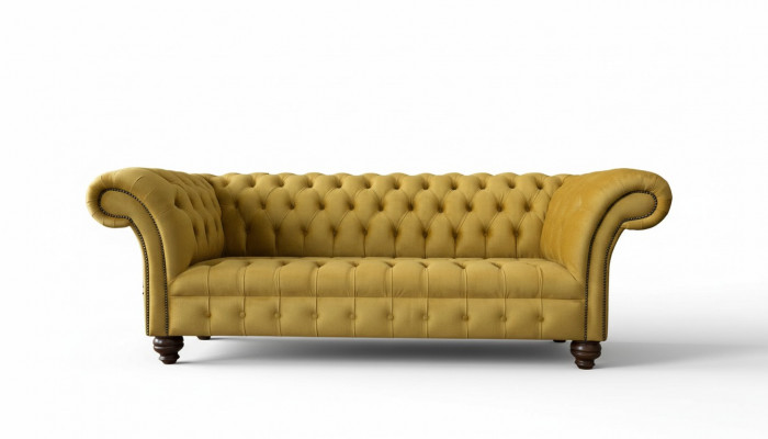 Bankstel 3-zitsbanken Zittende bank Chesterfield banken Driezitter Textiel
