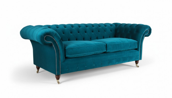 Designerbank 3-zits Chesterfield bankstel gestoffeerde banken designbank zitting