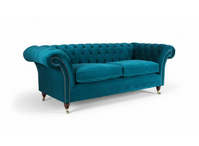 Designerbank 3-zits Chesterfield bankstel gestoffeerde banken designbank zitting