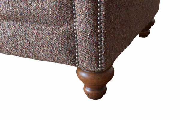 Grote Chesterfield Engelse klassieke stijl bankbank 3-zits bekleding 230cm