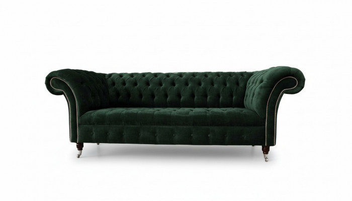 Luxe driepersoons groene bankstel 3-zitsbanken zitontwerp meubels bankstellen
