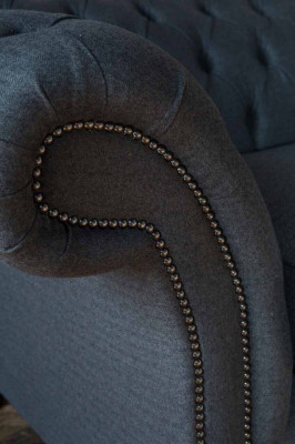 Design bankstel 4-zits bankstel textiel bekleding klassieke bankstellen Chesterfield