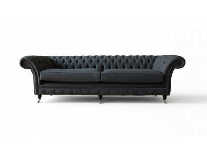 Design bankstel 4-zits bankstel textiel bekleding klassieke bankstellen Chesterfield