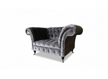 Ontwerp Chesterfield Stofbank Fauteuil 1.5-zits Gestoffeerde Lounge Nieuw