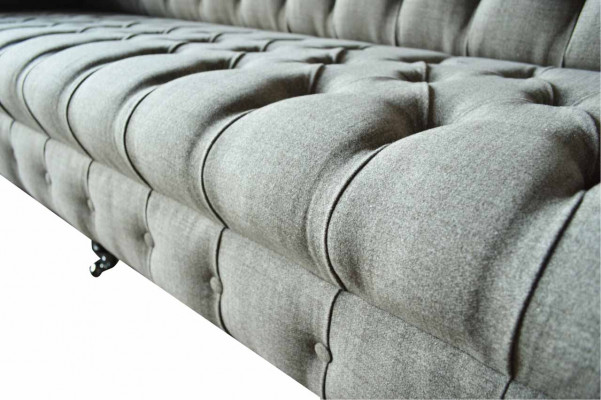 Grijs vierzitsbank stof woonkamer design banken gestoffeerde sofa's nieuw.