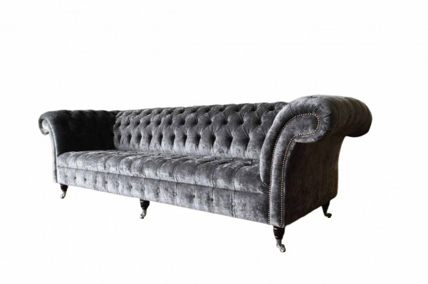 Vierzitterbank 4-zitsbanken Textiel Modern Design Stof Polyester Grijs