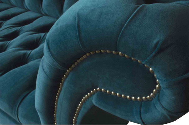 Bank Driepersoons Bekleed 3-zits Bankstellen Design Luxe Meubels Textiel Nieuw