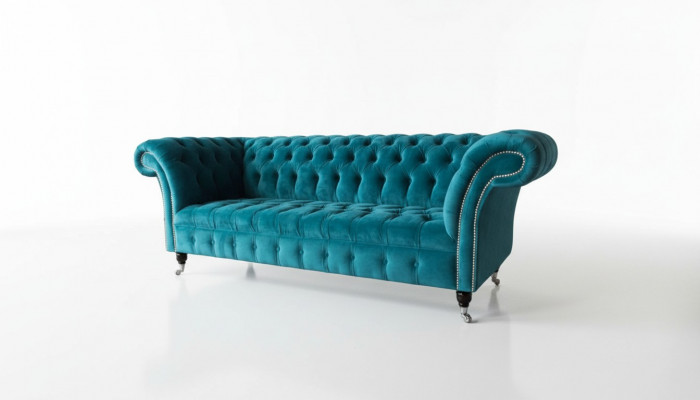 Bank Driepersoons Bekleed 3-zits Bankstellen Design Luxe Meubels Textiel Nieuw