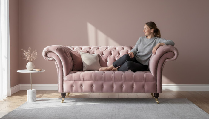 Chesterfield Tweezitsbank 2-zitsbank Bekleding Bank Bankstellen Design  Chesterfield tweezitsbank 2-zitsbank Bekleding Bank Bankstellen Design