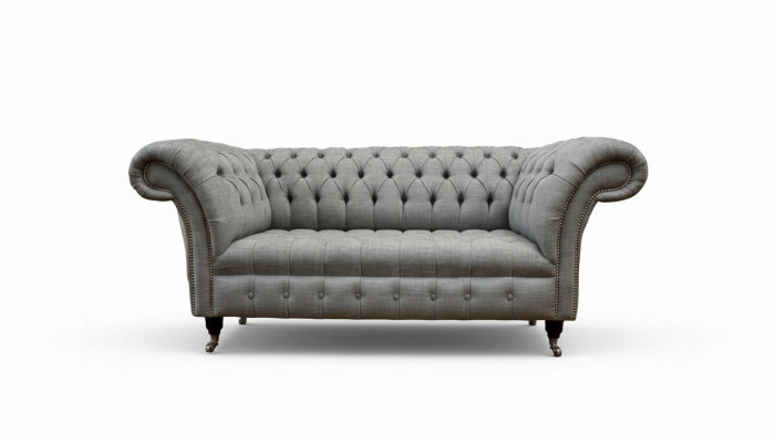 Chesterfield tweezitsbank gestoffeerd bankstel textielbank textiel luxe  Chesterfield tweezitsbank gestoffeerd bankstel textielbank textiel luxe