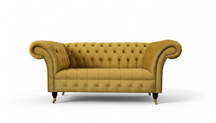 Tweezitsbank 2-persoons Designbanken Bekleding Chesterfield Zit Stof Textiel