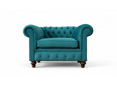 Fauteuil 1 zits Chesterfield gestoffeerde bankstellen Design Luxe Bank Bank Nieuw