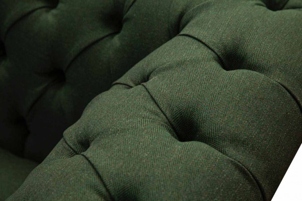 Bankstel 4-zits Groen Woonkamer Modern Design Stoffen Bekleding Luxe