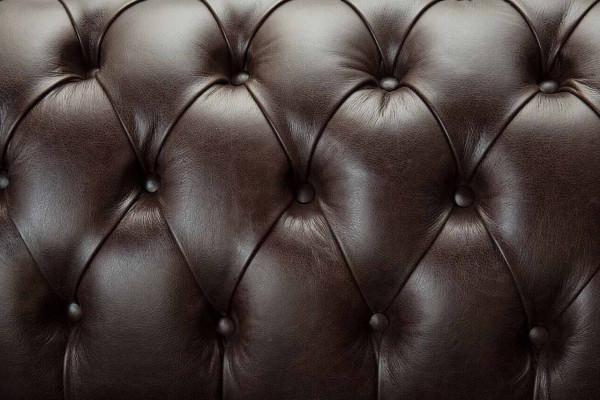 Bankstel 4-zits Chesterfield bank Luxe 245 cm leren bankmeubels