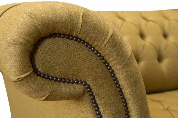 Chesterfield driezits luxe bank 3 zitbank ontwerp bank meubels beige