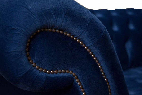 Chesterfield Grote Bankstel Bank Textiel Fluweel Gestoffeerde Banken 4-Zits Banken
