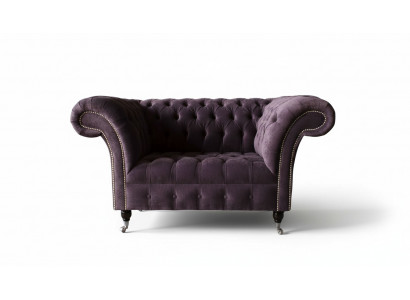 Fauteuil Chesterfield Velvet Single Luxury Fauteuil Bank Woonkamer Nieuw