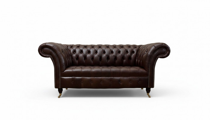 Sofa Bank Chesterfield Bekleedbanken 2-zits Lederen Stoffen Lounge Nieuw