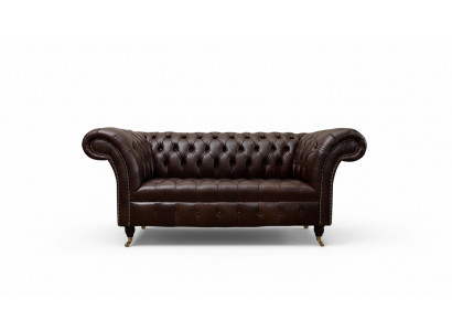 Sofa Bank Chesterfield Bekleedbanken 2-zits Lederen Stoffen Lounge Nieuw