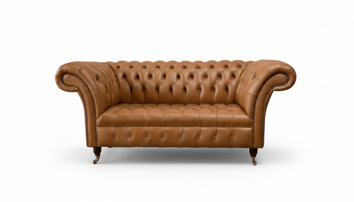 Chesterfield Stof Bank Textiel Banken Kantoorinrichting Engelse Meubelen