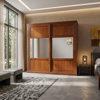 Kledingkast Kast Houten kasten Slaapkamer meubels Ontwerp Hout