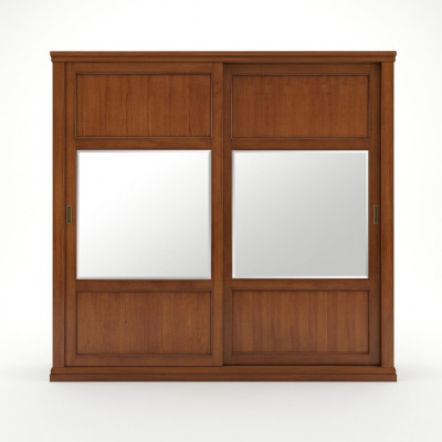 Kledingkast Kast Houten kasten Slaapkamer meubels Ontwerp Hout