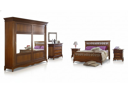 Bed 2x Nightstands 6-piece Bedroom Design Modern Luxury Bedroom.