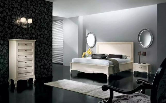 Bed 2x Nightstands 3 piece Bedroom Set Furniture Modern Luxury Beds
