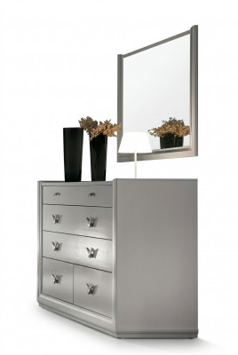 Kommode Spiegelkast Plankconsole Meubels Houten kast Italië Set 2-delig.