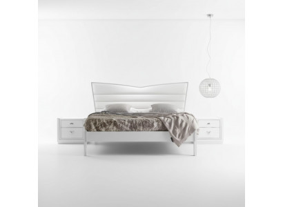 Ontwerp meubelen Bed 2x nachtkastjes 3-delig Slaapkamer set Luxe bedden Nieuw