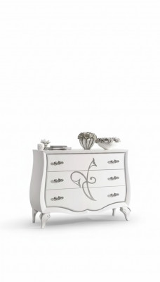 Sideboard Ladekast Ontwerper Luxe Kasten Hout Wit Ladenkasten Modern Nieuw