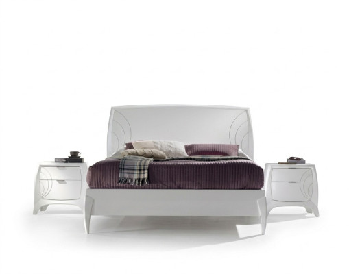 Set bed slaapkamer 2x nachtkastjes compleet set houten meubels 3-delig nieuw