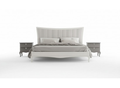 Ontwerp slaapkamer 3-delige set Bed 2x Nachtkastjes Modern Luxe Bedden Meubels