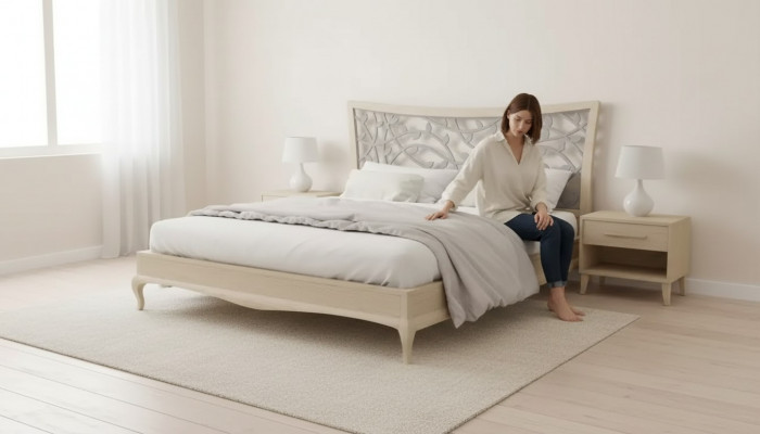 Bed tweepersoonsbedden Modern Bedframe Luxe Design Bedframe Hout Nieuw