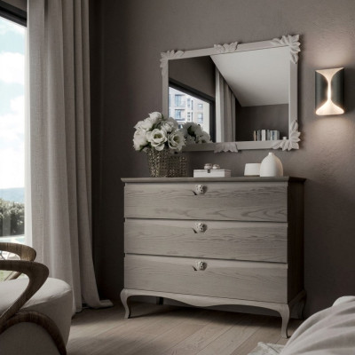 Ladenkast Spiegel Kast Luxe ladenkasten Plank Console Meubelset 2-delig.