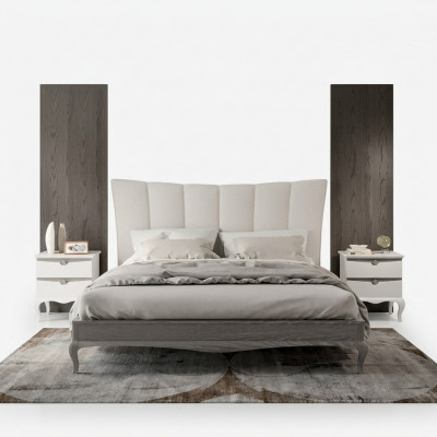 Compleet set bed 2x nachtkastjes 3-delige slaapkamersets Luxe bedden