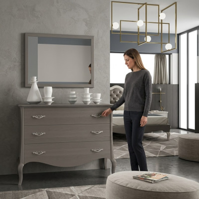 Ladekast Spiegel Ladenkast Kast Luxe Plank Meubel Set Nieuw 2-delig.