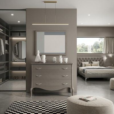 Ladekast Spiegel Ladenkast Kast Luxe Plank Meubel Set Nieuw 2-delig.
