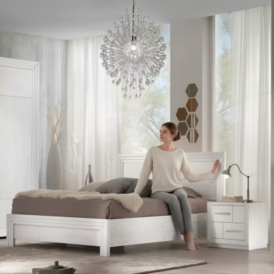 Design slaapkamer 3-delige set, bed 2x nachtkastjes Modern Luxe Meubelset Nieuw