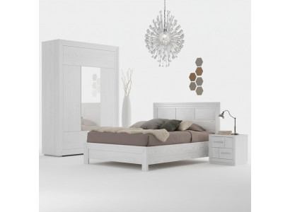 Design slaapkamer 3-delige set, bed 2x nachtkastjes Modern Luxe Meubelset Nieuw
